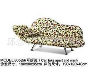 明月家缘铁架折叠沙发多功能沙发床休闲沙发布艺沙发床805B_家居家具_世界工厂网中国产品信息库